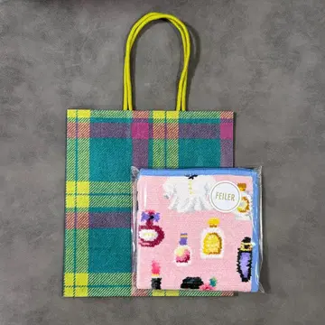 FEILER 하네다 공항 한정판 디자인 손수건 핑크