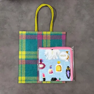 FEILER 하네다 공항 한정판 디자인 손수건 블루