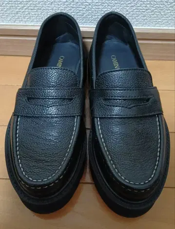 미사용급! CAMINANDO 카미난도 플랫폼 로퍼 블랙,23