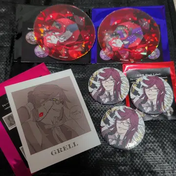 블랙 집사 그렐 코스터 캔뱃지 카드