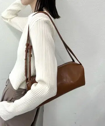 loti mystic 미스틱 더블 핸들백 브라운