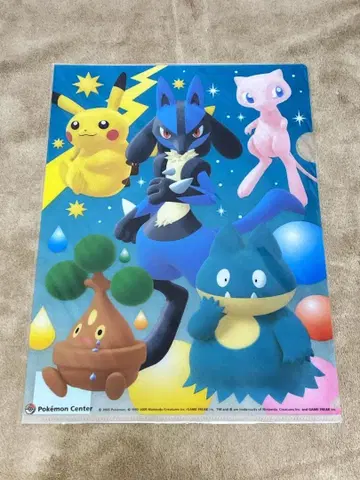 새상품 미개봉 포켓몬 센터 클리어 파일