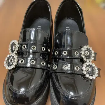 BUBBLES 더블 벨트 로퍼 39