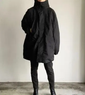 새상품급 몬스터 후드티 패딩 자켓 블랙 M 오버 사이즈 LEVEL7