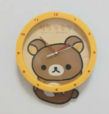 리락쿠마 벽걸이 시계