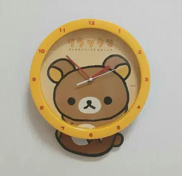 리락쿠마 벽걸이 시계