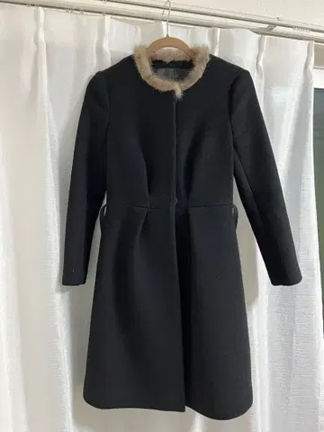 질 스튜어트 블랙 롱 코트 M