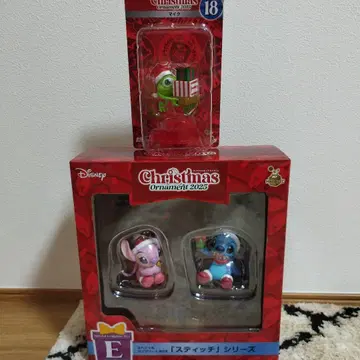 Happy 복권 크리스마스 오너먼트 복권 2025 스티치 시리즈 마이크