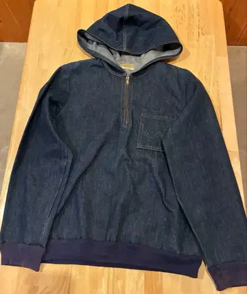 구제 빈티지 데님 풀오버 하프 지퍼 TALON 60년대