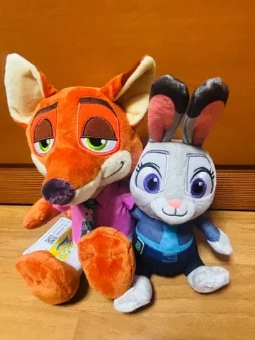 주토피아2 주디 & 닉 봉제 인형