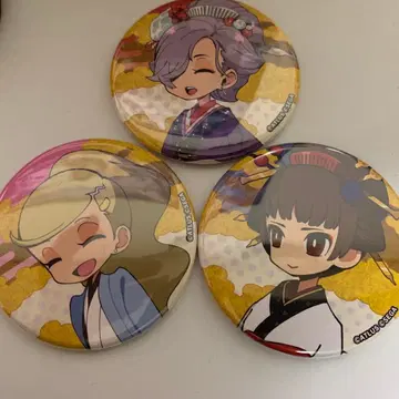 페르소나 5T 난자타운 캔뱃지 안즈 엘르 마코토 (유카타 버전)