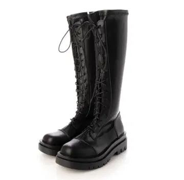 Rodic 통굽 롱 부츠 블랙