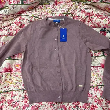 블루 라벨 새상품 더스티 핑크 가디건