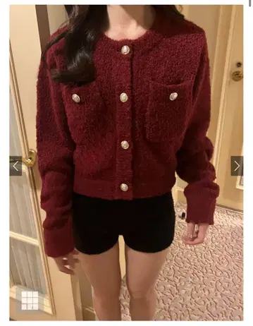 부클레 니트 가디건 gn349