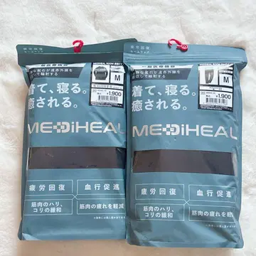 워크맨 MEDIHEAL ROOM 블랙 리커버리 의류 M 상하의