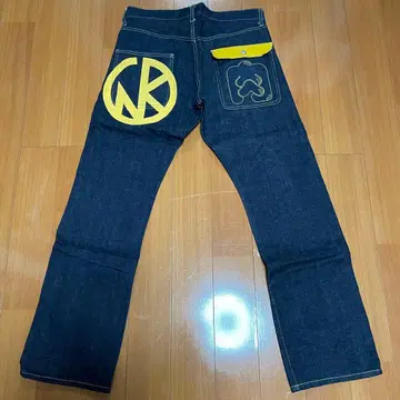 근육맨 데님 청바지 L 사이즈