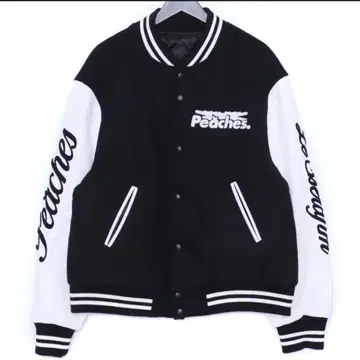 LE SSERAFIM x PEACHES VARSITY JACKET XL