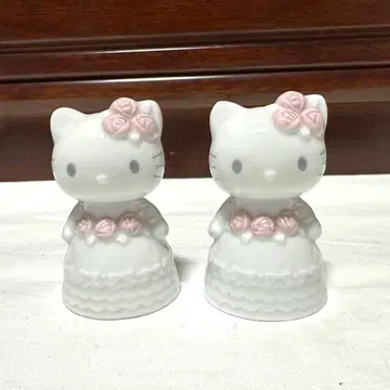 레어 헤이세이 레트로 헬로키티 웨딩 키티 디너벨 묶음 판매