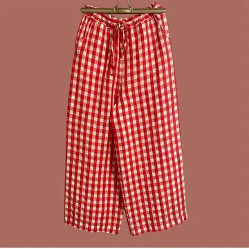 CHILD WOMAN 코드 깅엄 와셔 팬츠