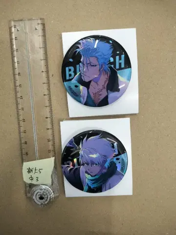 캔뱃지 블리치 2개 세트 히츠가야 토시로 등