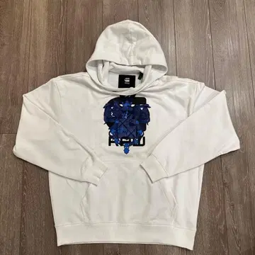 G-STAR RAW 그래픽 후드티 L 사이즈 화이트