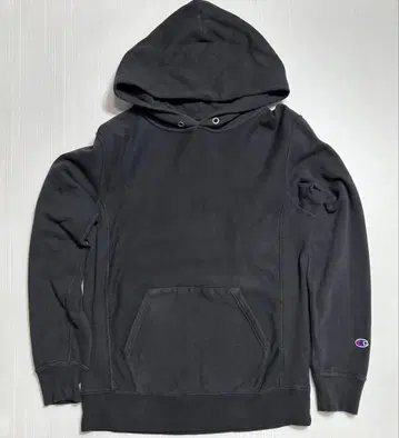 [ Champion ] 리버스 위브 블랙 후드 부착 후드티