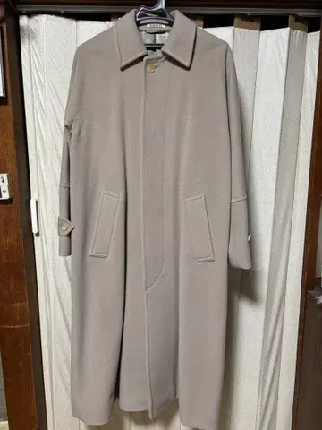 AURALEE 베이지 롱 코트