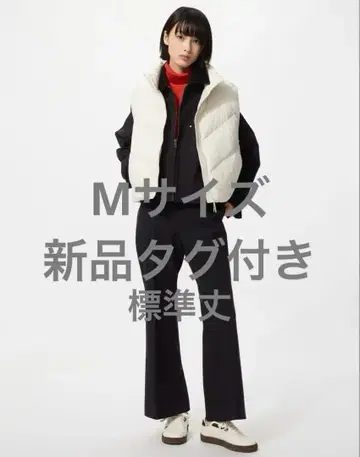 [ 미착용 새상품 ] 유니클로 스마트 플레어 팬츠 블랙 M