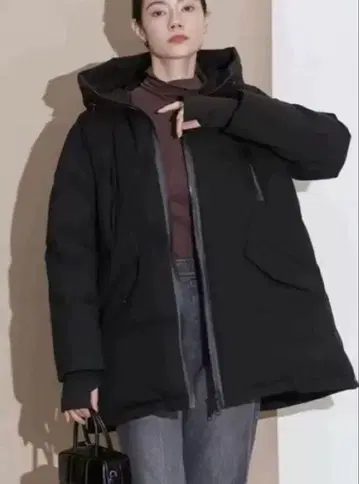 니시카와 다운(R)/솔로텍스 A라인 다운 블랙 나노 유니버스