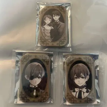 블랙 시추에이션 전시 스퀘어 캔뱃지 3종 세트