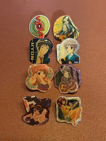 [ 새상품 미사용 ] 스즈미야 하루히의 우울 핀 배지