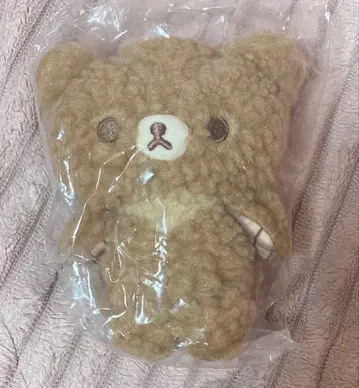 갈색 곰 사쿠라의 코리스의 손뜨개 봉제 인형 초콜릿 라떼 컬러