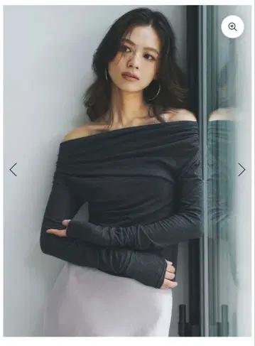 nuans 개더 드레이프 컷 상의