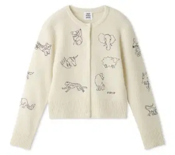 동물 점술 애니멀 가디건