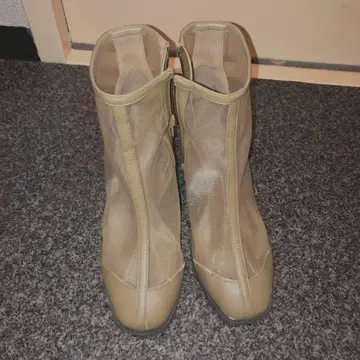 [ Ray Cassin ] 베이지 메쉬 부츠