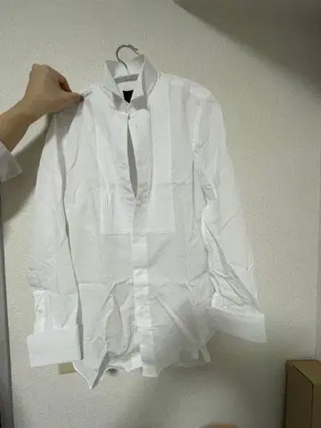 신랑 턱시도 하츠코 엔도 포멀 셔츠 화이트 37/80