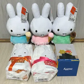 미피 6세트 담요 봉제 인형 아이스크림 룸 라이트