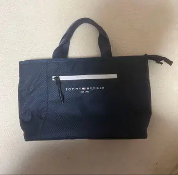 TOMMY HILFIGER 네이비 토트백