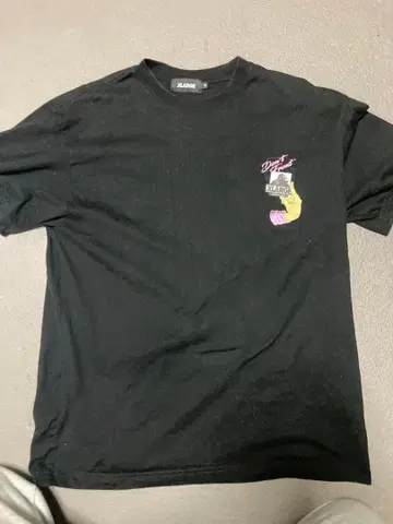 XLARGE Don't Front 티셔츠 블랙