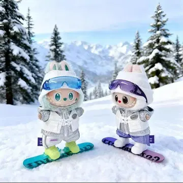 새상품 LABUBU 옷 갈아입기 의류 아웃핏 라브브 스키웨어 세트