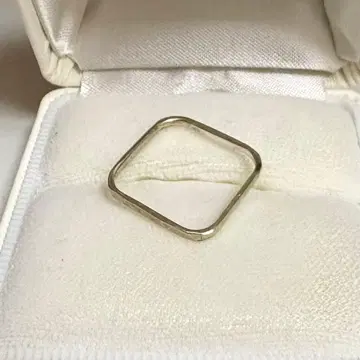 스퀘어 반지 k10 실버 반지