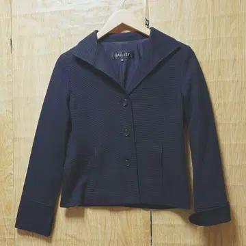 보르지 네이비 자켓 오피스 봄 가을 세 개의 버튼