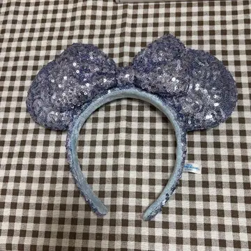 미니 마우스풍 스팽글 머리띠