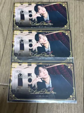 시마사카 명함풍 카드 시마 지배인 가로 노멀