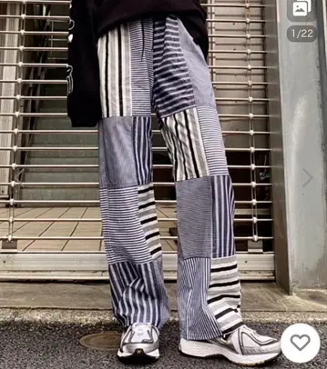 캔디 스트리퍼 CND 점블 스트라이프 팬츠