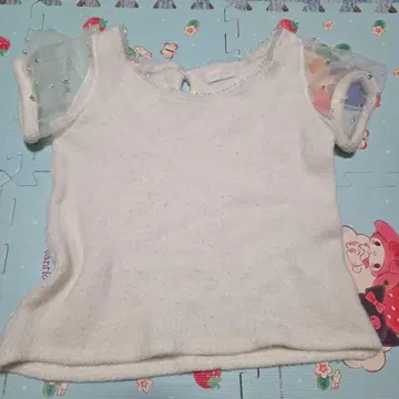 LIZ LISA 반팔 니트탑 화이트