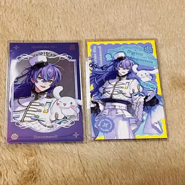 니지산지 산리오 랜덤 포토풍 카드 호시미치 쇼 레어 노멀 세트