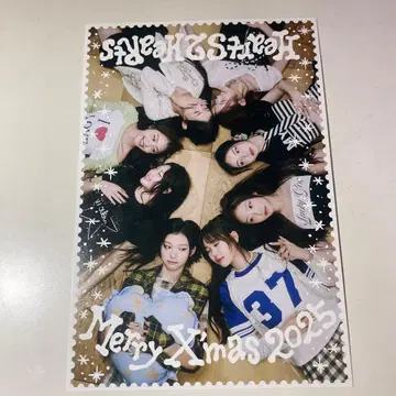 [ 한정판 ] Hearts2hearts 오다이바 크리스마스 카드