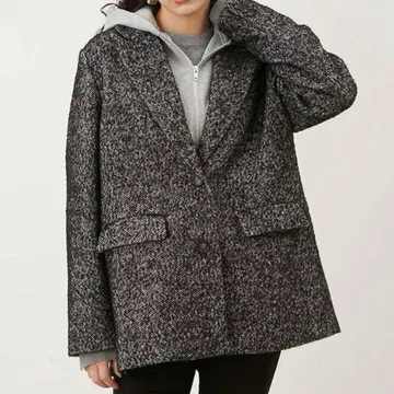 미라 오웬 후드 도킹 싱글 브레스 자켓