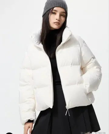 [택 포함 새상품] 유니클로 심리스 다운 숏 자켓 S 사이즈